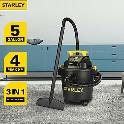 Stanley 3 Gallon Wet Dry Vacuum 3 Peak HP Poly 2 in 1