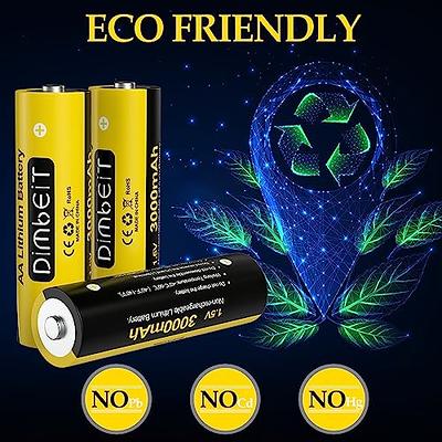 U-tec AA Ultra Lithium Battery (Pack of 4), 3000mAh 1.5V, Longest-Lasting  AA Battery, Up to 10 Years in Storage and No Leaks Guaranteed, Works in