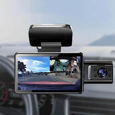 Dash Cam Front and Rear Wireless - Surfola Dual Camera for Cars Full HD  1080P with 3 IPS, 170° Wide Angle Backup Camera with Night Vision and  Parking