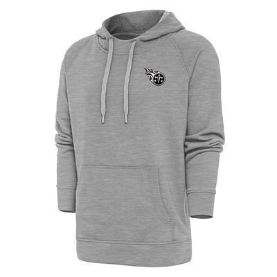 Men's Antigua Heathered Gray Dallas Cowboys Victory Pullover Hoodie