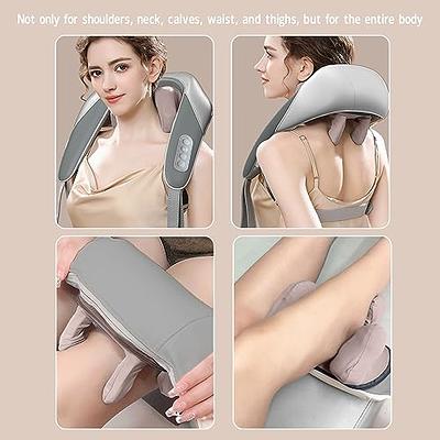 Vikye Neck Shoulder Massager with Heat, Kneading Massage Pillow for Neck 2  Strength Relieve Kneading Massage Pillow(Grey) - Yahoo Shopping