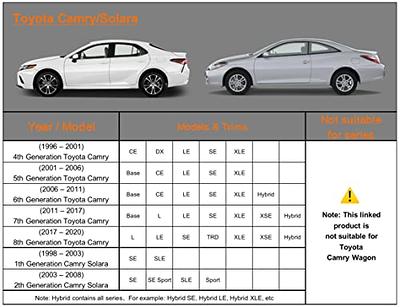 Kayme Heavy Duty Car Cover Custom Fit Toyota Camry Sedan/Solara