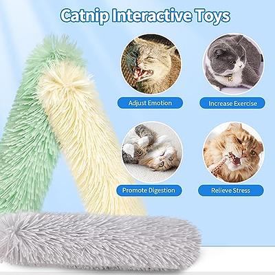  MITOCAPY 3-in-1 Christmas Cat Toys,Catnip Toys for Cats with  Feather Cat Toy Wand & Cat Treat Dispenser,Tumbler Interactive Cat Toys for  Indoor Cats, Avocado Cat Puzzle Feeder, Funny Kitten Toys 
