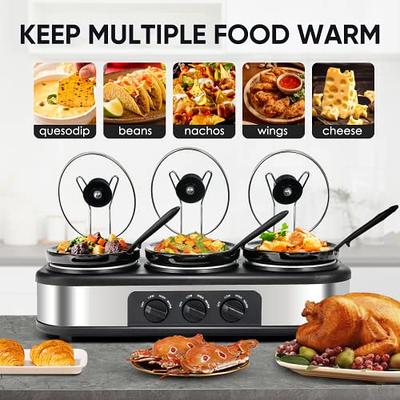 Elite Gourmet - 1.5Qt. Mini Slow Cooker - Stainless Steel