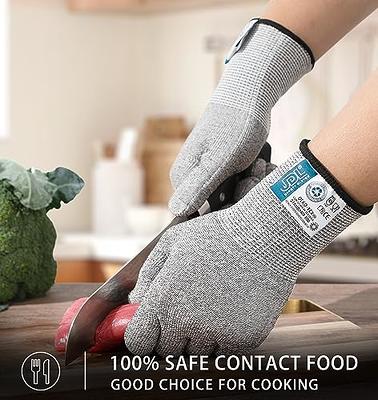 Cut Resistant Gloves with ANSI A5 Food Grade & Touch Screen Cutting Gloves,3D-Comfort  Stretchy Fit, Firm Grip,Suitable For Oyster Shucking, Mandoline  Slicing,Meat Cutting,Kitchen Safety Protection,Grey Small - Yahoo Shopping