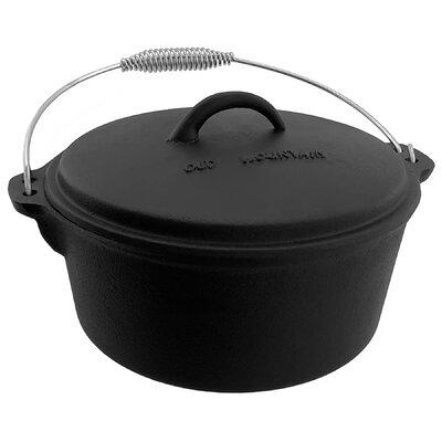 KitchenAid Seasoned Cast Iron Dutch Oven 6-qt ,Black