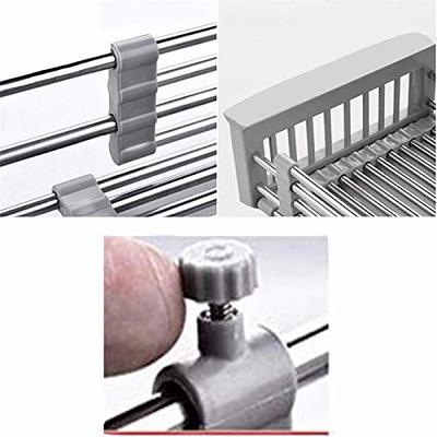 Sink Drain Rack, Retractable Sink Drain Rack, Sink Dish Drain Rack,  Expandable Dish Drying Rack, Over Sink Dish Drying Rack, Stainless Steel  Sink Strainer Drain, Telescopic Drain Basket With Adjustable Armrest,  Kitchen