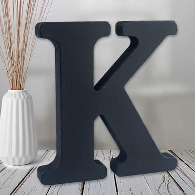 AOCEAN 6 inch Black Wood Letters Unfinished Wood Letters for Wall Decor  Decorative Standing Letters Slices Sign Board Decoration for Craft Home  Party Projects (K) - Yahoo Shopping