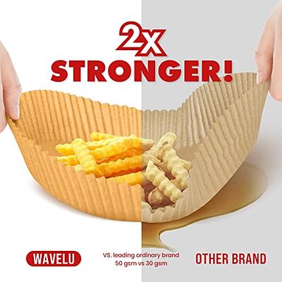 WAVELU Air Fryer Disposable Parchment Paper Liners