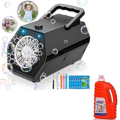 Bubble Gun Electric Automatic Bubble Blowing Rocket Artillery Bubble  Machine, Children's Portable Outdoor Party Toy Led Light Toy(excluding  Bubble Liquid And Battery) Halloween Christmas Gift - Temu