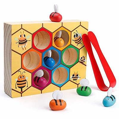 Coogam Wooden Toys Magnetic Puzzle Set Education Learning Toys for