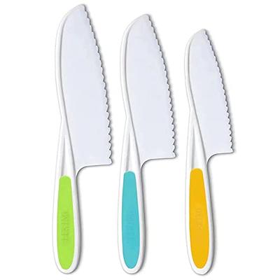 MINGYU Stainless Steel Butter Knives Colorful Peanut Butter Knife,  Multifunction 3 in 1 Butter Spreader Knife With Holes Set of 4