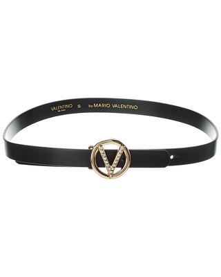 VALENTINO BY MARIO VALENTINO Made In Italy Leather Giusy Tonal Buckle Belt