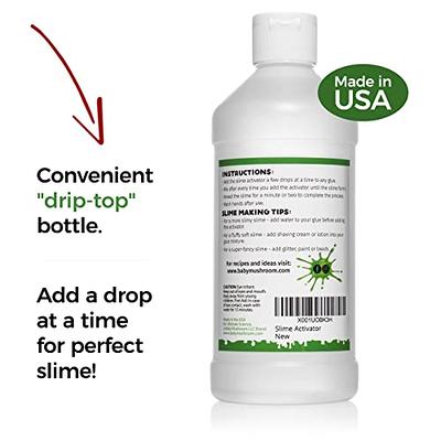 Borax Slime Activator-16oz Solution. Made in The USA. Works with All Glue  Types- Elmer's, PVA, White, Clear, Glitter. Better Than Contact Solution or  Laundry Detergent - Yahoo Shopping