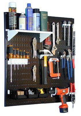 Wall Control 32 in. x 32 in. Industrial Metal Pegboard Utility