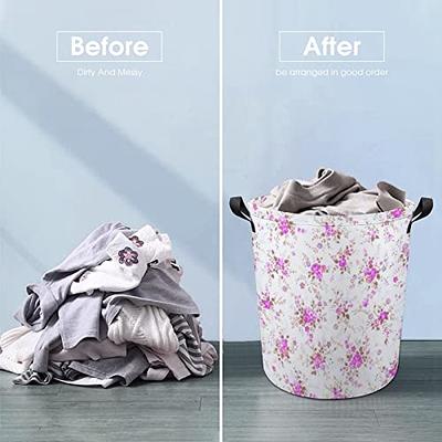 Portable Laundry Basket Waterproof Laundry Hamper Storage Bag