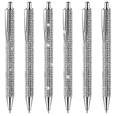 Glitter Bling Ballpoint Pens Sparkly Metal Pens Retractable