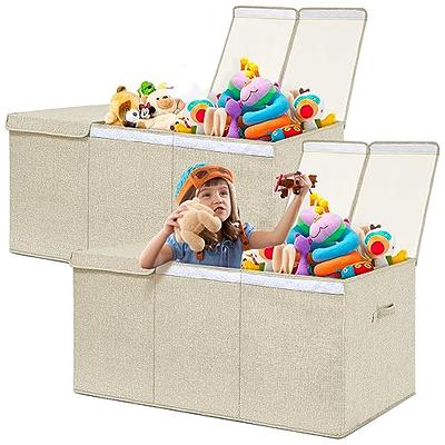 Toy Storage Chest, Large Kids Toy Box Chest Storage with  Lids,40.6X16.5X14.2Toy Storage Organizer,Collapsible Sturdy Storage Bins  Organizer for