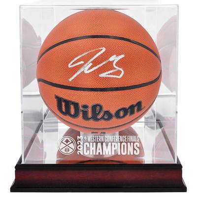 Denver Nuggets Fanatics Authentic Golden Classic 2023 NBA Finals Champions  Logo Basketball Display Case