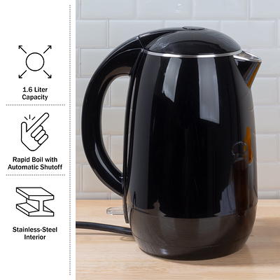 Retro Electric Kettle 1.8L, Stainless Steel Portable Fast Boiling