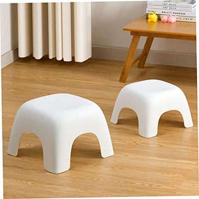 Small Foot Stool Ottoman Foot Rest Pouf Ottoman Wooden Step Stool for Kids  an