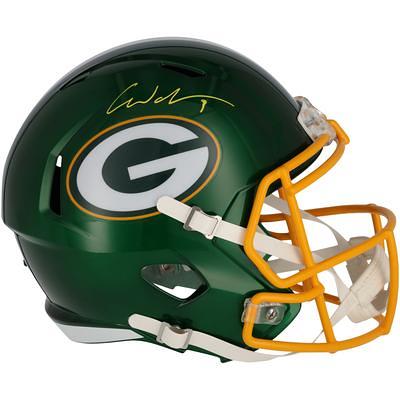 Autographed Green Bay Packers Aaron Rodgers Fanatics Authentic Riddell Camo  Alternate Speed Replica Helmet