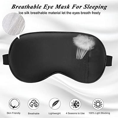 Cavoilu Sleep Mask w/Cooling Gel Eye Mask, Eye Mask for Sleeping