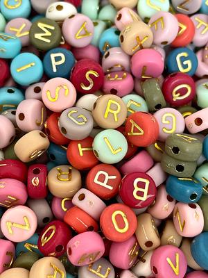 QUEFE 2000pcs Letter Beads for Bracelets, 9 Color Round Alphabet Number  Beads with 1 Roll Elastic String Cord for Jewelry Bracelet Necklace Making  (4x7mm) - Yahoo Shopping