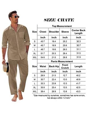 Mens Linen Sets & Cotton Linen Sets & Linen Shirt Sets – COOFANDY