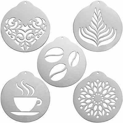 Birthday Cake Stencils Embossing Cake Printing Templates Cupcake Decorating  Supplies for Wedding Party 4Pcs Cake Spray Moulds - Yahoo Shopping