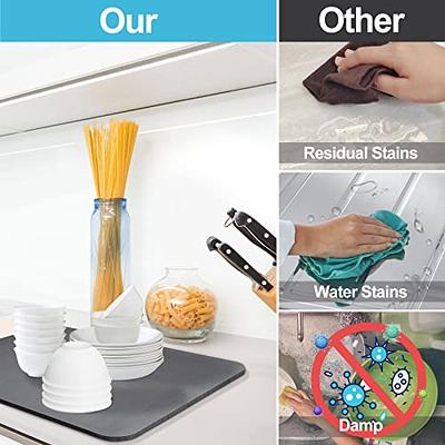 This On-Sale Microfiber Dish Mat Protects Countertops from Water