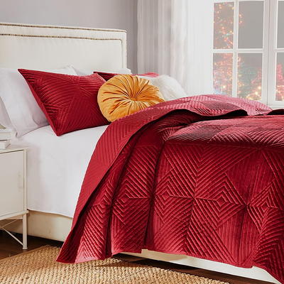 Grayson Farmhouse Plaid Reversible Quilt Set –