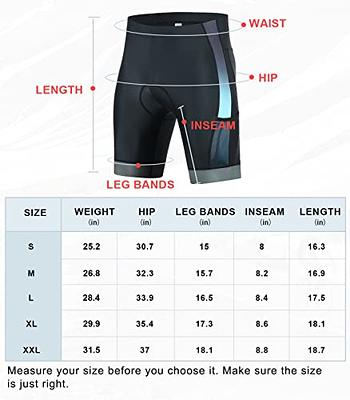 BALEAF Men's 2 Pack 3D Padded Cycling Underwear Bike Shorts with