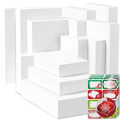 Hallmark Christmas Gift Box Assortment - Pack of 12 Patterned Shirt Boxes  with Lids for Wrapping Gifts