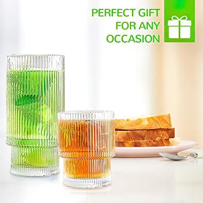 Ridged Glass Straws