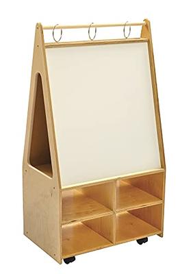 WorkPro Double Sided Mobile Magnetic Dry Erase Whiteboard Easel 72 x 48  Aluminum Frame With Silver Finish - Office Depot