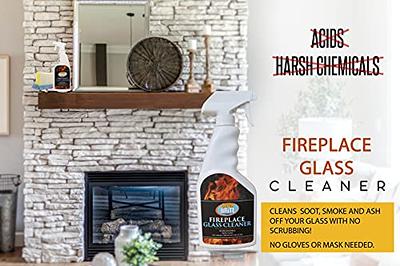 Quick'n Brite 51032 Fireplace Glass Spray with Sponge and Micro Fiber, 16  Ounce, 16 Ounce - Yahoo Shopping