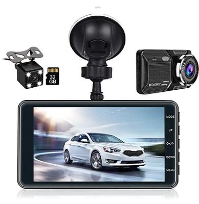 1080P HD Dual Camera Car Video Lens Dash Cam Recorder 2 inch screen 3 way+32GB