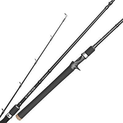 T-Zack Medium Heavy Casting Rod, 1 Piece Bass Fishing Rod, Fast