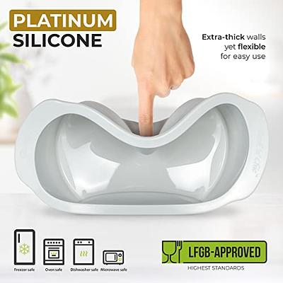 Walfos Silicone Whoopie Pie Baking Pans, 2 Pcs Non-Stick Muffin Top Pan.  Food Grade and BPA Free Silicone, Great for Muffin, Eggs, Tarts and More