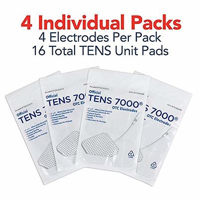 AUVON TENS Unit Replacement Pads 2x2 48 Pcs Value Pack, Reusable