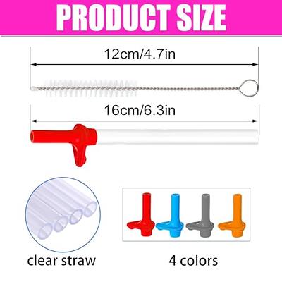4pcs Replacement Straws and Bite Valve for Zak Designs Kelso 15 oz, Straw  Cup Accessories with Straw Cleaning Brush for kids Water Bottle, BPA Free