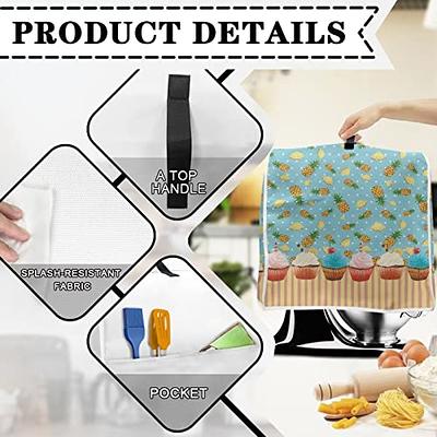 Stand Mixer Cover Dust-proof with Pockets Handle Protective for
