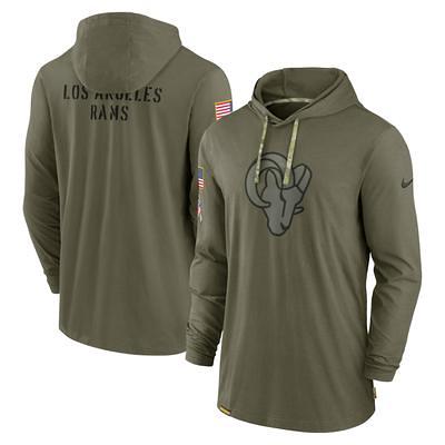 Men's Nike Olive Los Angeles Rams 2022 Salute to Service Tonal Lightweight  Long Sleeve Hooded T-Shirt - Yahoo Shopping