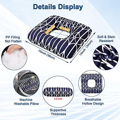 AOSSA Donut Pillow Postpartum Pregnancy Butt Pillow Perineal Comfort  Cushion Doughnut Pillow for Bed Sores Hemorrhoid Postpartum Sitting Cushion  Seat