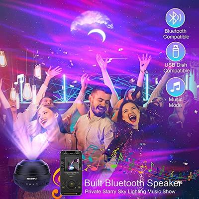 Star Projector Galaxy Light - Galaxy Projector Night Light Projector,  Starry Night Light Projector for Kids, in Bluetooth/Music Speaker/Timer,  Ideal