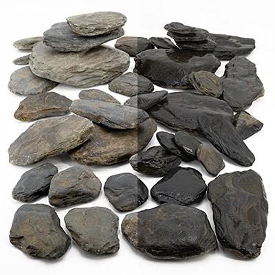 WOOD SLATE STONES, Terrarium Supplies, Decorative Rocks, Terrarium  Decoration