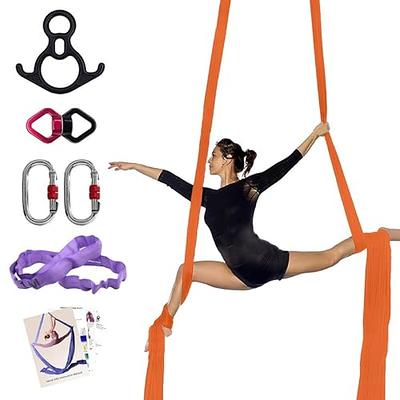 SKYPHAROS 5.5 Yards Aerial Silks Yoga Swing Set - Aerial Yoga