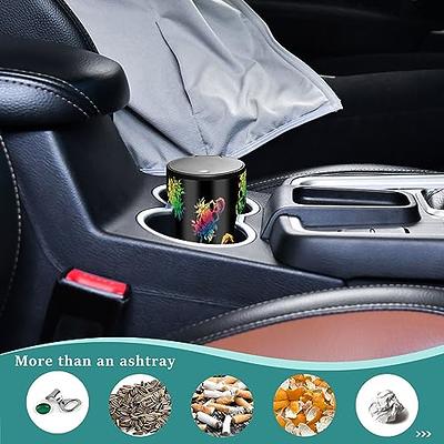 Skull Car Ashtray with Lid Smell Proof Portable Ashtray for Car Mini Car  Trash Can for Most Car Cup Holder Office Home - Yahoo Shopping