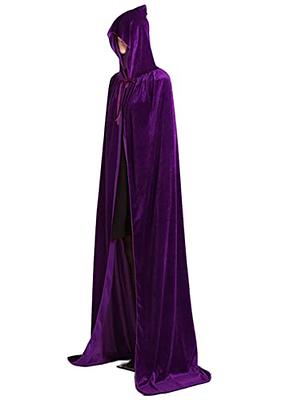 Hocus Pocus Costumes for Women Sanderson Sisters Hooded Cape Cloak Winifred  Sarah Halloween Costumes Cosplay Velvet Robe